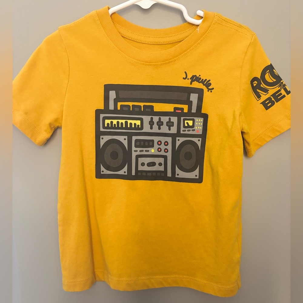 GAP Yellow Boombox Graphic Tee